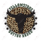 Dutton Ranch Leopard - Ready To Press Sublimation Transfer Print Sublimation
