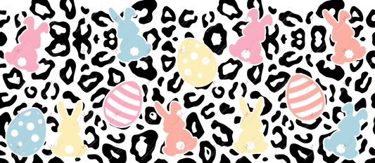 Easter Leopard - 16Oz Vinyl Libbey Wrap