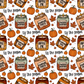 Fall Candles - Ready To Press Sublimation Transfer Print Sublimation