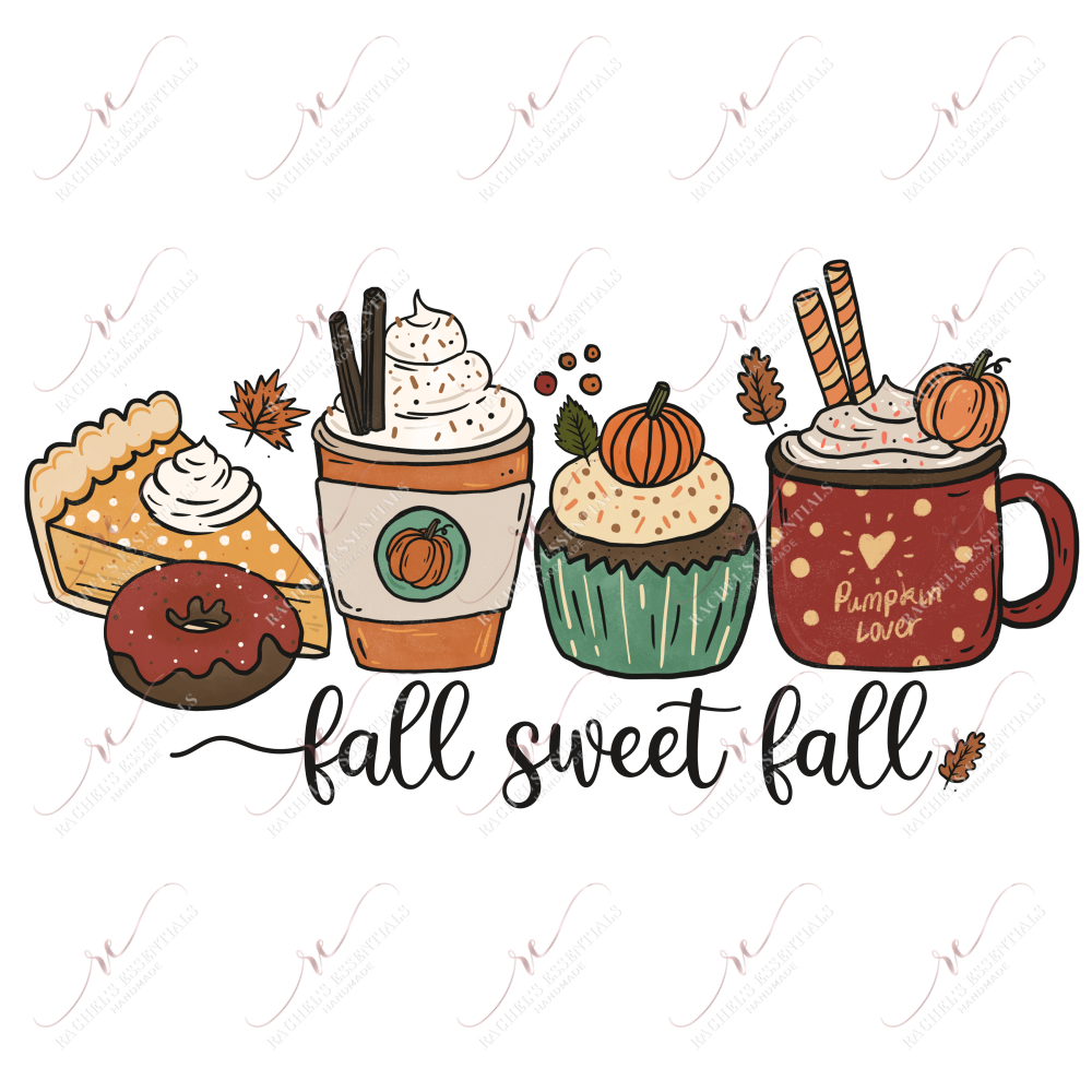 Fall Sweet Fall - Clear Cast Decal