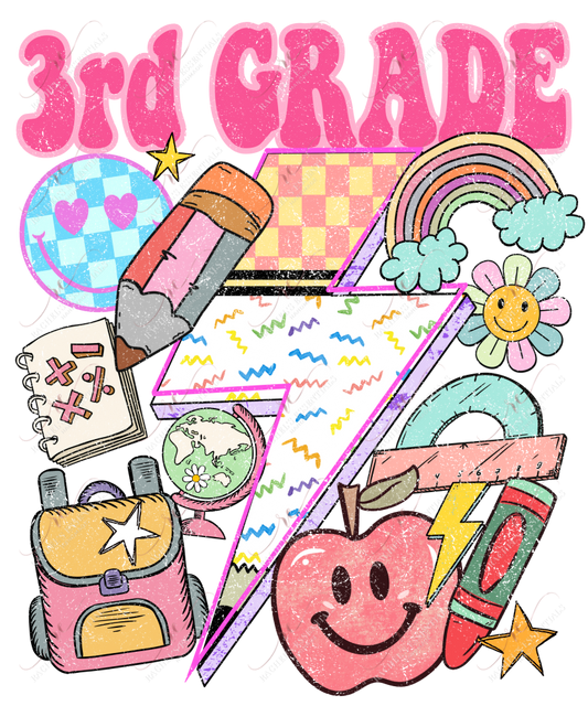 First Day Of School - Ready To Press Sublimation Transfer Print Sublimation