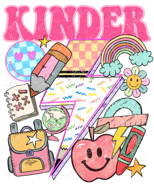 First Day Of School - Ready To Press Sublimation Transfer Print Sublimation