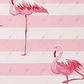 Flamingo Stripes - Vinyl Pen Wrap