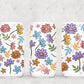 Floral - Libbey/Beer Can Glass Sublimation