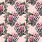 Floral Skeleton Hand Pink - Vinyl Wrap