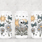 Floral Skellie - Libbey/Beer Can Glass 12/23 Sublimation
