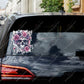 Floral Skull Decal