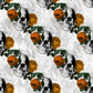 Floral Skull Orange - Vinyl Wrap