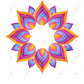 Flower Mandala - Cold Cup Wrap Cold