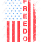 Fourth Freedom Flag - Ready To Press Sublimation Transfer Print Sublimation