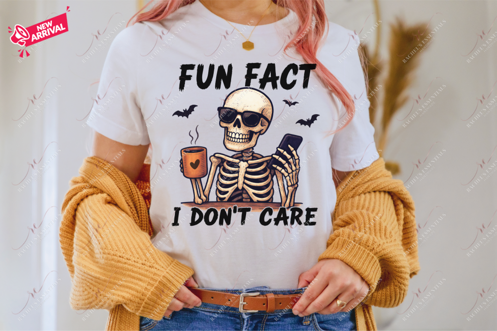 Fun fact I don’t care - ready to press sublimation transfer print Sublimation