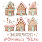 Gingerbread Kisses & Christmas Wishes - Ready To Press Sublimation Transfer Print Sublimation