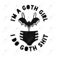 Goth Girl- Clear Cast Decal