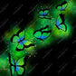 Green Glow Butterflies - Vinyl Wrap
