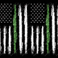 Green Stripe Flag - Ready To Press Sublimation Transfer Print Sublimation