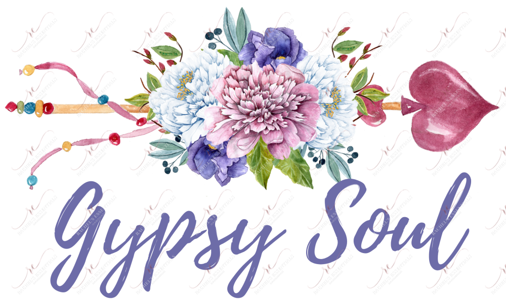 Gypsy Soul - Ready To Press Sublimation Transfer Print Sublimation