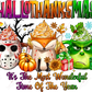 Hallothanksmas - Ready To Press Sublimation Transfer Print Sublimation