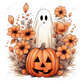 Halloween Floral - Ready To Press Sublimation Transfer Print Sublimation