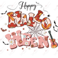 Happy Halloween - Clear Cast Decal