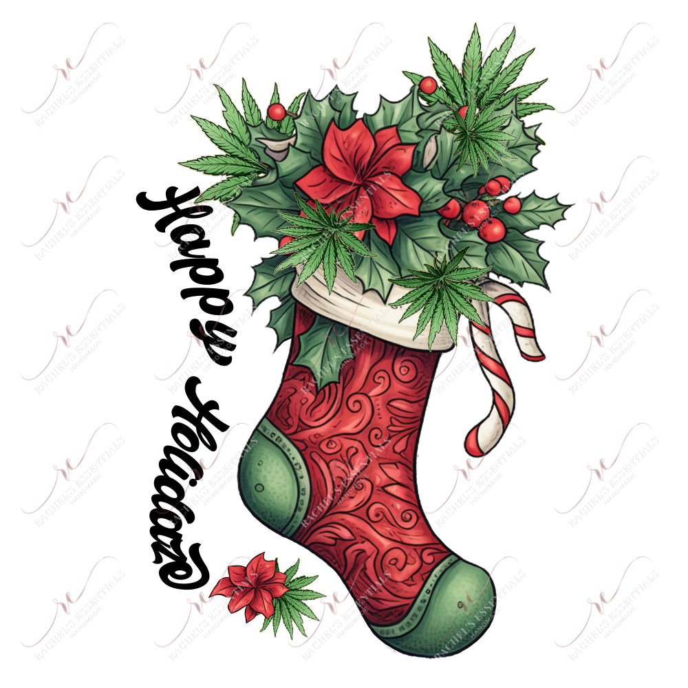 Happy Holidaze Christmas- Ready To Press Sublimation Transfer Print 11/23 Sublimation