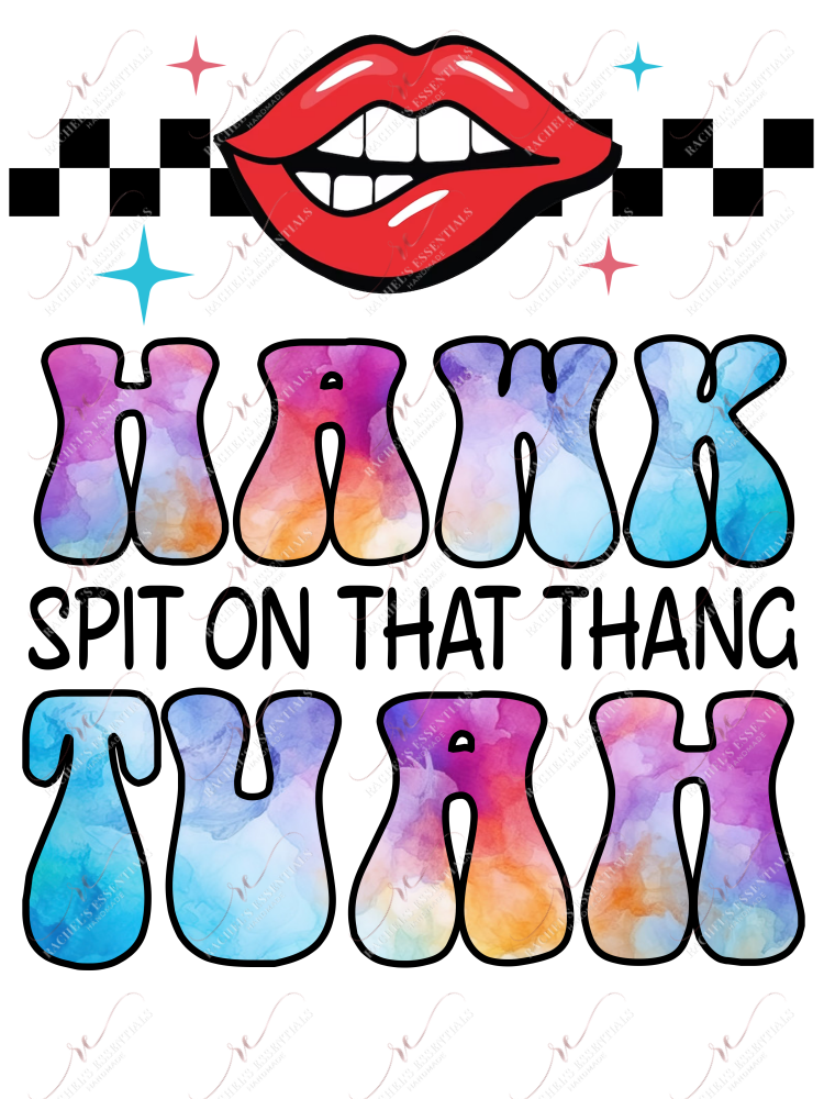 Hawk Tuah - Clear Cast Decal