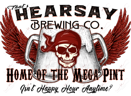 Hearsay Brewing Co - Htv Transfer