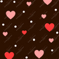Hearts And Dots - Vinyl Pen Wrap