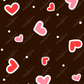 Hearts And Dots - Vinyl Pen Wrap