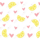 Hearts And Lemons - 16Oz Vinyl Libbey Wrap