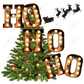 Ho Ho Lights - Ready To Press Sublimation Transfer Print Sublimation