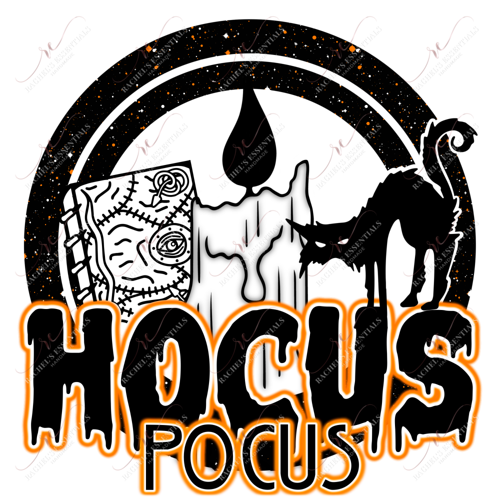 Hocus Pocus Orange - Ready To Press Sublimation Transfer Print Sublimation