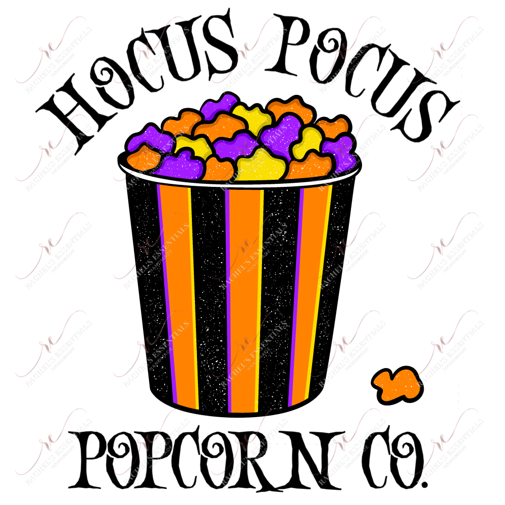 Hocus Pocus Popcorn Co - Ready To Press Sublimation Transfer Print Sublimation