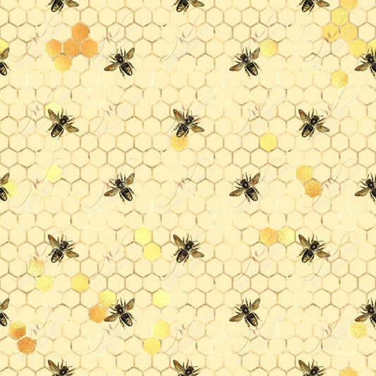 Honeycomb Bee Wrap - Ready To Press Sublimation Transfer Print Sublimation