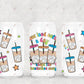 Iced Coffee Headaches - 16Oz Vinyl Libbey Wrap
