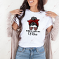 In Need Of A Mega Pint Wine Messy Bun - Tshirt
