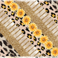 Leopard Sunflowers - Ready To Press Sublimation Transfer Print Sublimation