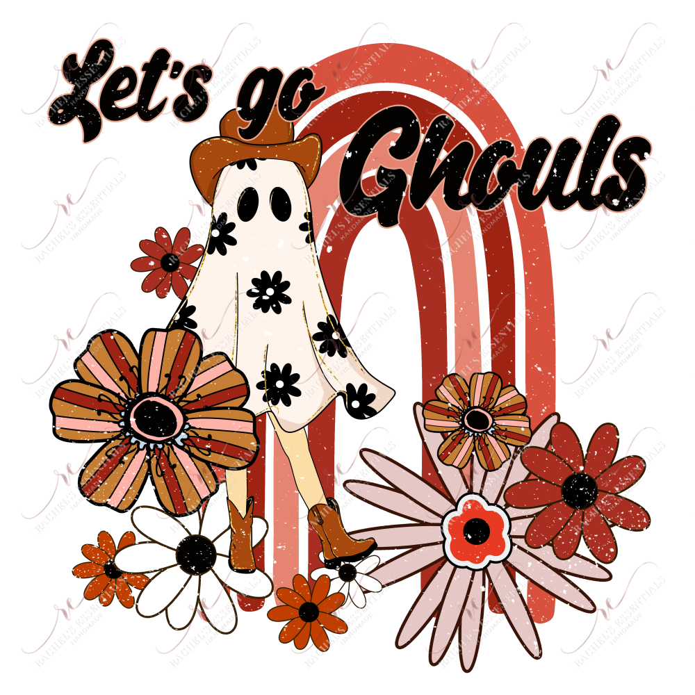 Lets Go Ghouls - Clear Cast Decal