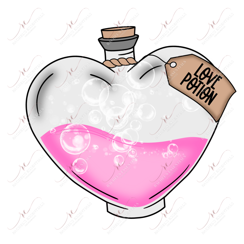 Love Potion - Ready To Press Sublimation Transfer Print Sublimation