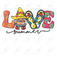 Love Summer - Ready To Press Sublimation Transfer Print Sublimation