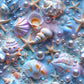 Magical Shells 4 - Ready To Press Sublimation Transfer Print Seamless Sublimation
