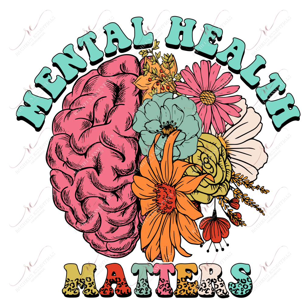 Mental Health Matters - Clear Cast Decal