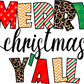 Merry Christmas Yall - Ready To Press Sublimation Transfer Print Sublimation