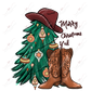 Merry Christmas Yall- Ready To Press Sublimation Transfer Print 11/23 Sublimation