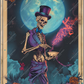Midnight Skeleton - Ready To Press Sublimation Transfer Print Sublimation