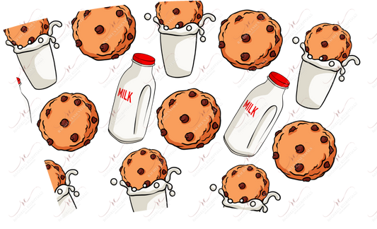Milk And Cookies No Hole - Cold Cup Wrap Cold