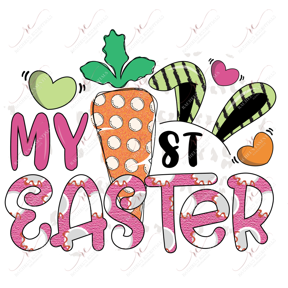My 1St Easter - Ready To Press Sublimation Transfer Print Sublimation