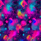 Neon Cosmic Vibes- Ready To Press Sublimation Transfer Print Sublimation