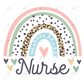 Nurse Rainbow - Ready To Press Sublimation Transfer Print Sublimation