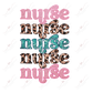 Nurse Repeat - Ready To Press Sublimation Transfer Print Sublimation