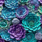 Paper Flowers 3D - Ready To Press Sublimation Transfer Print Seamless Sublimation